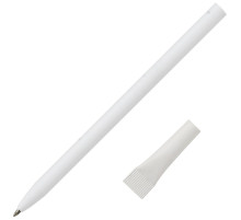 Ручка шариковая Carton Plus, белая