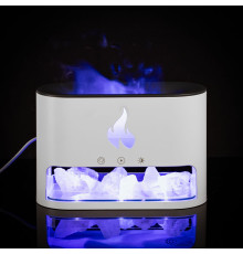Увлажнитель-ароматизатор Fusion Blaze с имитацией пламени, белый