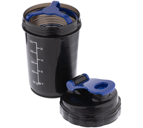 Спортивный шейкер Tonus, черно-синий
