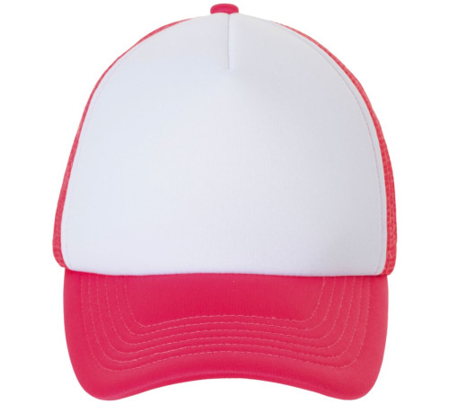Бейсболка Bubble, розовый неон с белым