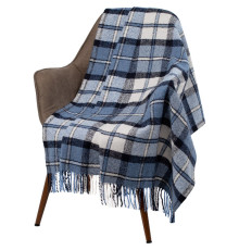 Плед Dublin, сине-голубой