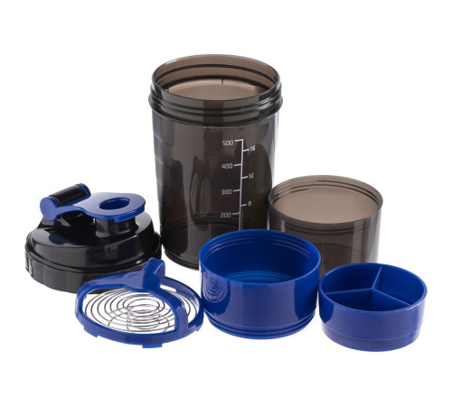 Спортивный шейкер Tonus, черно-синий