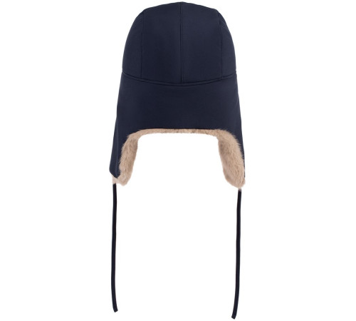 Шапка-ушанка Wasa, темно-синяя