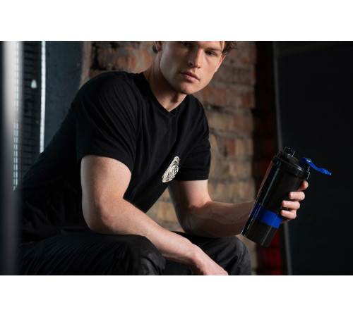 Спортивный шейкер Tonus, черно-синий