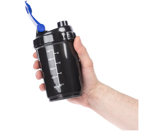 Спортивный шейкер Tonus, черно-синий