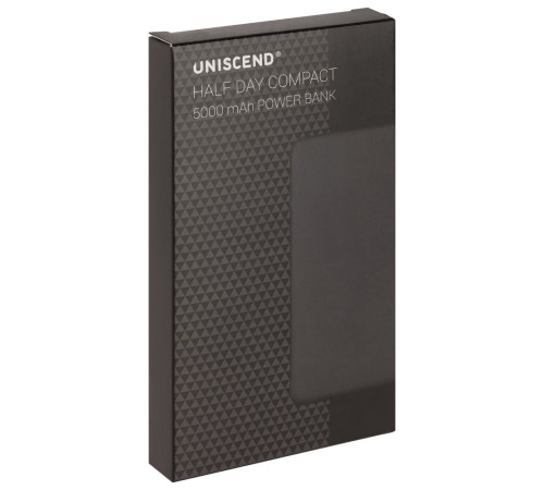 Внешний аккумулятор Uniscend Half Day Compact 5000 мAч, черный