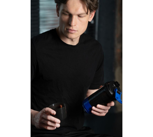 Спортивный шейкер Tonus, черно-синий