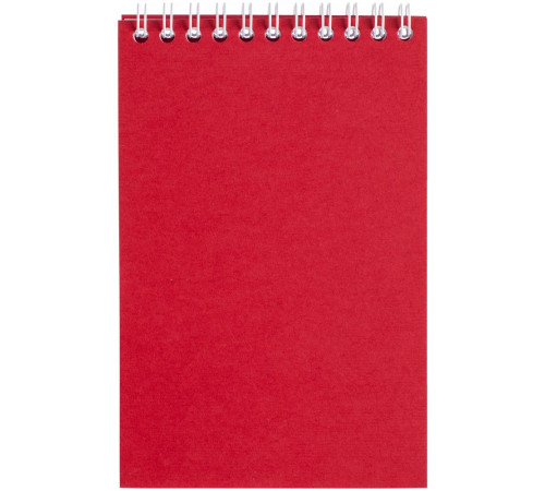 Блокнот Dali Mini в клетку, красный