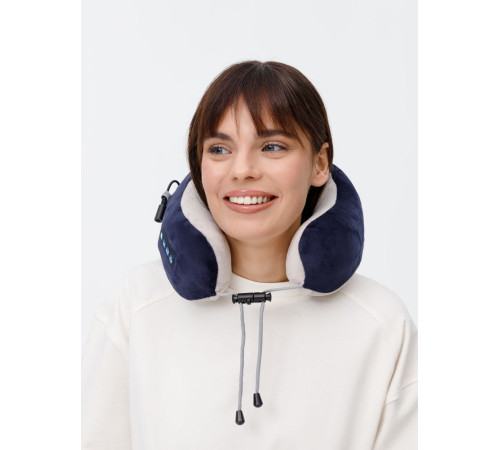 Дорожная подушка-массажер inRelax, синяя