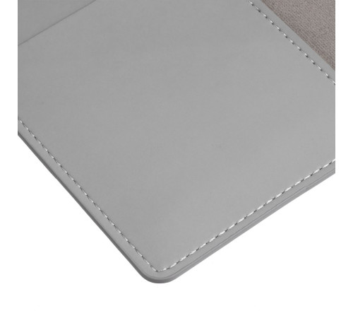 Обложка для паспорта Shall Simple, серый