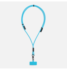 Кабель-ланьярд energyFlex Power Delivery 60 Вт, голубой