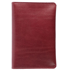 Обложка для паспорта Apache, ver.2, темно-красная
