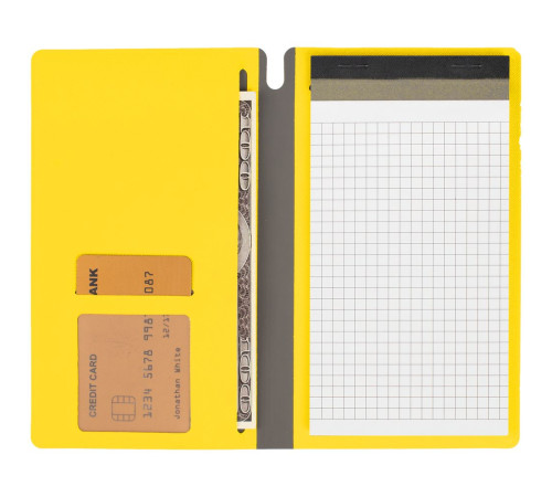 Блокнот Dual, желтый