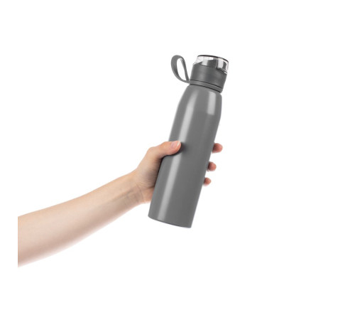 Бутылка для воды Billy Gym, матовая серая