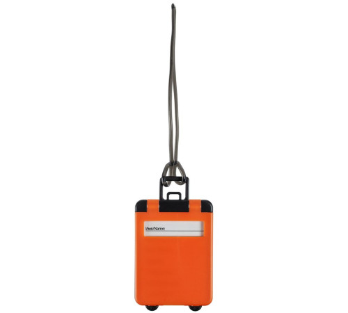 Бирка для багажа Trolley, оранжевая