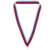 Лента с карабином Champ, триколор