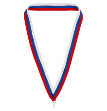 Лента с карабином Champ, триколор