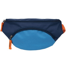Поясная сумка детская Kiddo, синяя с голубым