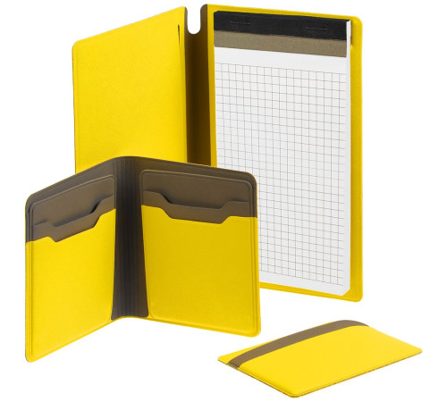 Блокнот Dual, желтый