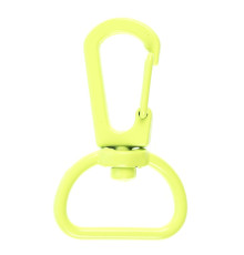 Застежка-карабин Snap Hook, M, желтый неон
