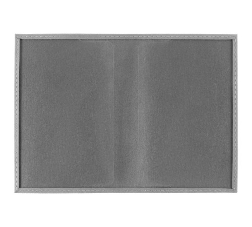 Обложка для паспорта Nubuk, светло-серая