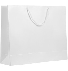Пакет бумажный «Блеск», большой, белый