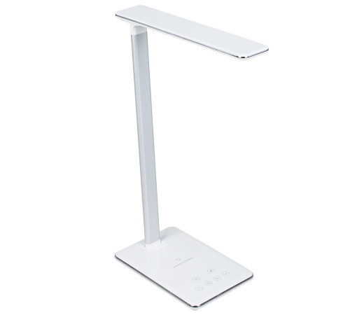 Настольная лампа с беспроводной зарядкой Power Spot, белая