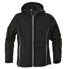 Куртка софтшелл мужская Skyrunning, черная