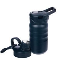 Термобутылка Fujisan 2.0 без логотипа, темно-синяя