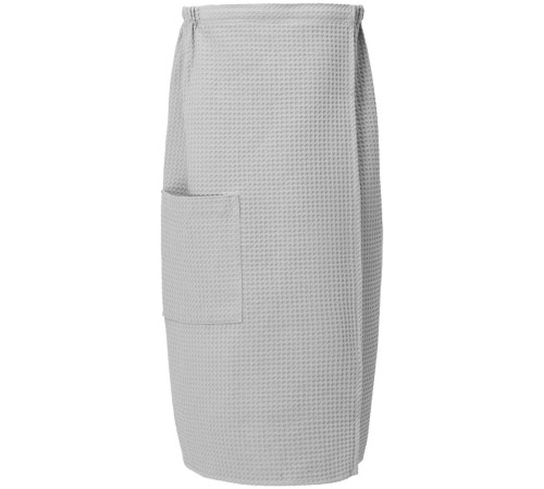 Килт вафельный женский Onsen, светло-серый, единый размер