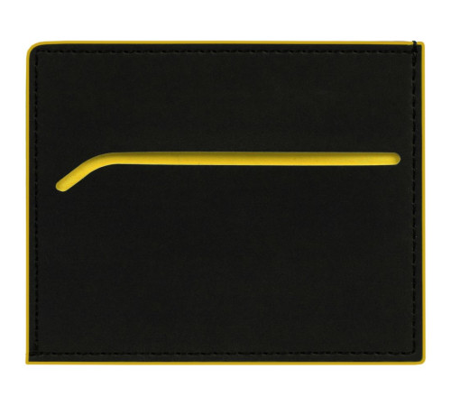 Картхолдер Multimo, черный с желтым