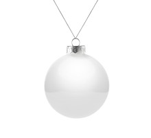 Оформительский шар Finery, 8 см, глянцевый белый