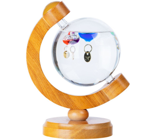 Термометр-шар «Галилео» в деревянном корпусе