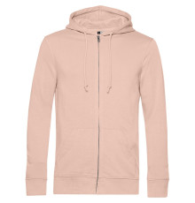 Толстовка на молнии с капюшоном унисекс BNC Inspire (Organic), розовая