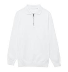 Рубашка поло мужская с длинным рукавом Terrazzo, белая