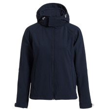 Куртка женская Hooded Softshell темно-синяя