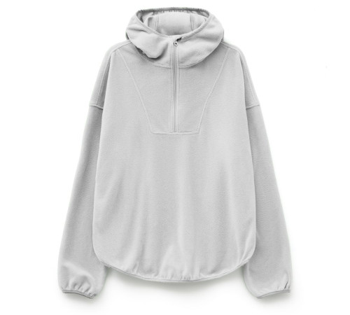 Анорак флисовый унисекс Fliska, светло-серый