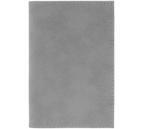 Обложка для паспорта Nubuk, светло-серая