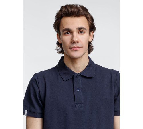 Рубашка поло мужская Virma Premium, темно-синяя