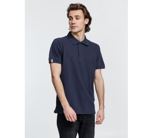 Рубашка поло мужская Virma Premium, темно-синяя