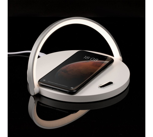 Cтанция для беспроводной зарядки с подсветкой arCharge, белая