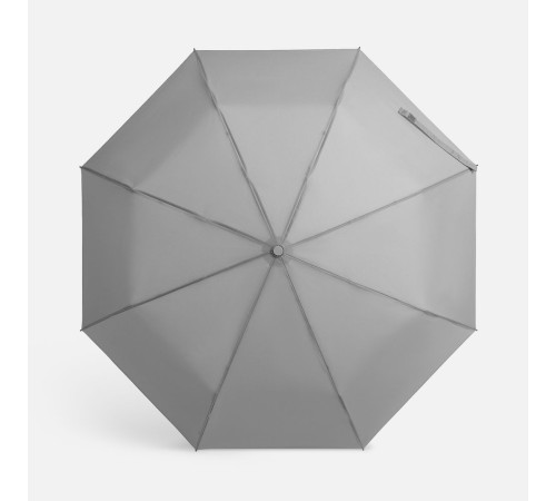 Зонт складной Hard Work с проявляющимся рисунком, серый