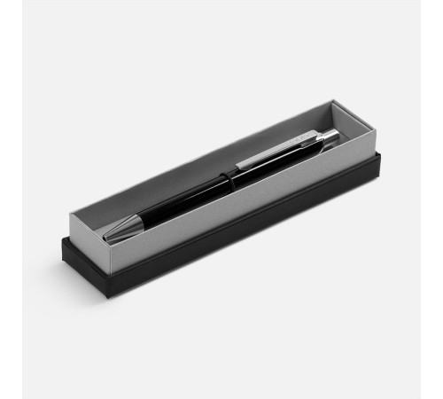 Ручка шариковая Arvent Glossy в футляре, черная