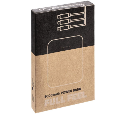Внешний аккумулятор Uniscend Full Feel Type-C, 5000 мАч, черный