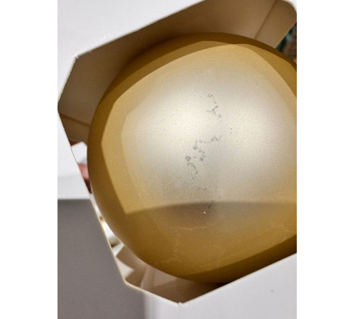 Оформительский шар Finery, 8 см, матовый золотистый