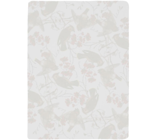 Флисовый плед Winter Bird