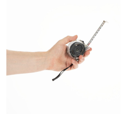 Рулетка Selvaksi, 5 м, черная