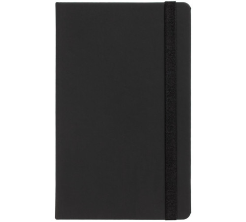 Блокнот Shall, в линейку, черный