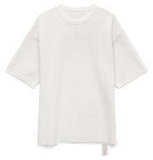 Джемпер с коротким рукавом Siluetti Volumica, молочно-белый