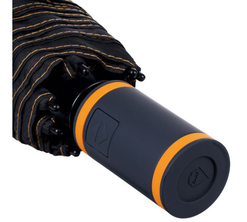 Зонт складной AOC Mini с цветными спицами, оранжевый